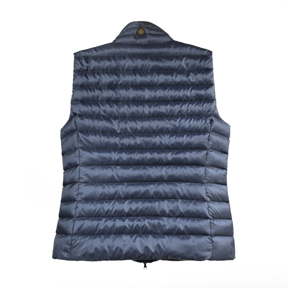 BOGNER White Down 600 Quilted Puffer Vest (Fire+Ice) Navy Full Zipper Size US 10 - Picture 3 of 14